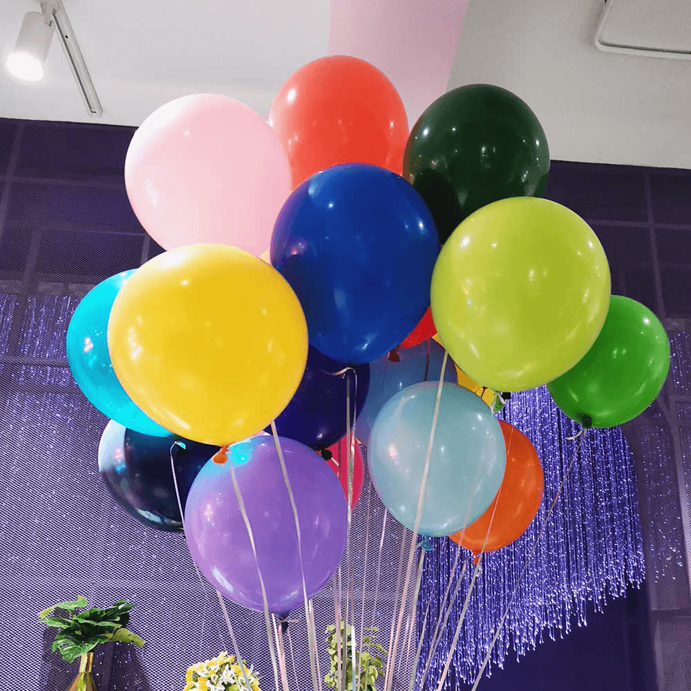 Globo de helio biodegradable de látex de color mate para decoración de fiestas de cumpleaños al por mayor