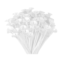 Venta al por mayor, soporte de mano blanco, globo de 40 cm, palitos y vasos para globos