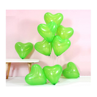 globo corazón verde