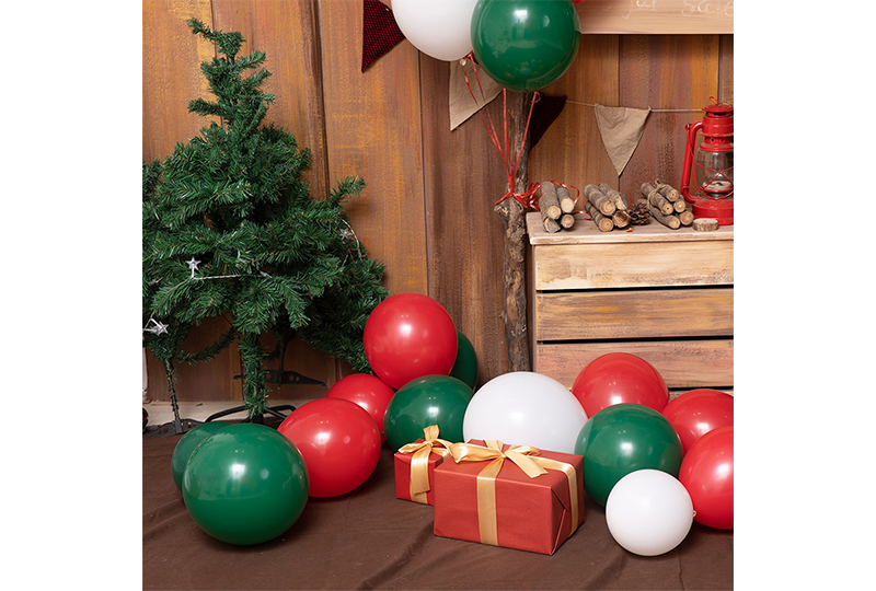 conjunto de globos de navidad